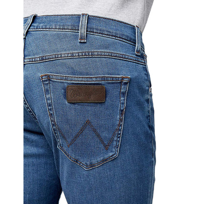 WRANGLER Jeans Uomo Regular Straight denim Bright Stroke “Greensboro”
