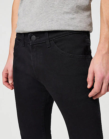 Wrangler Jeans Uomo Wrangler Skinny Fit nero "Bryson"