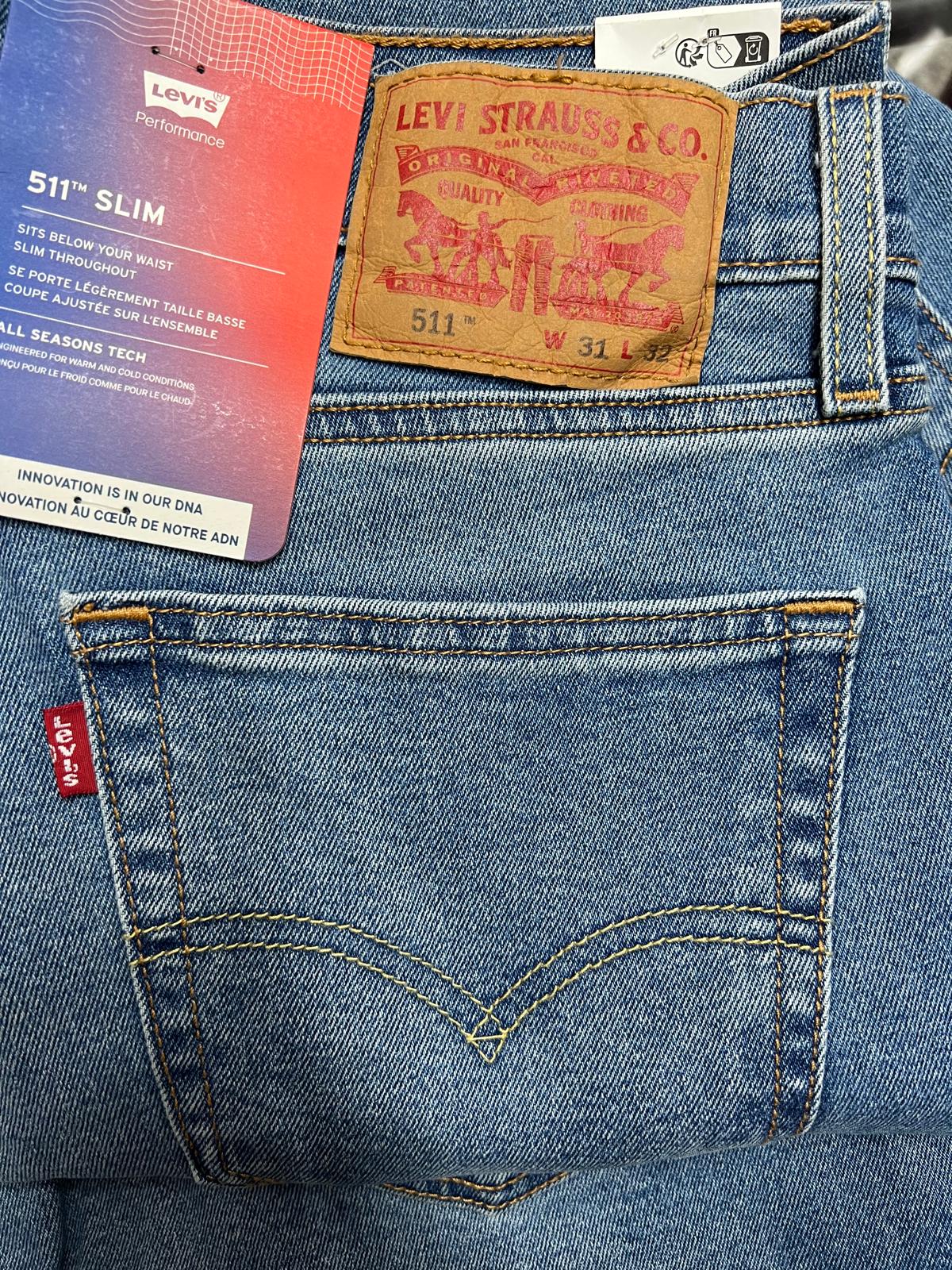 LEVI'S Jeans Uomo 511 slim in cotone