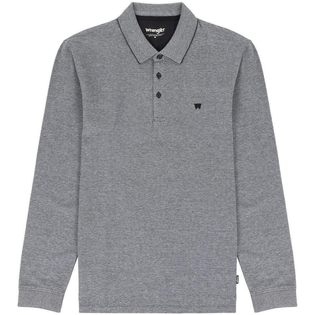 WRANGLER Polo Uomo Classic fit maniche lunghe in cotone