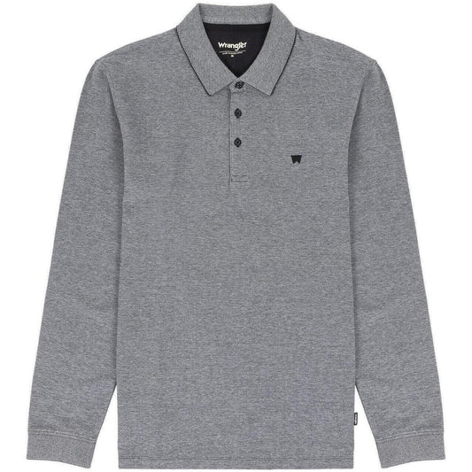 WRANGLER Polo Uomo Classic fit maniche lunghe in cotone