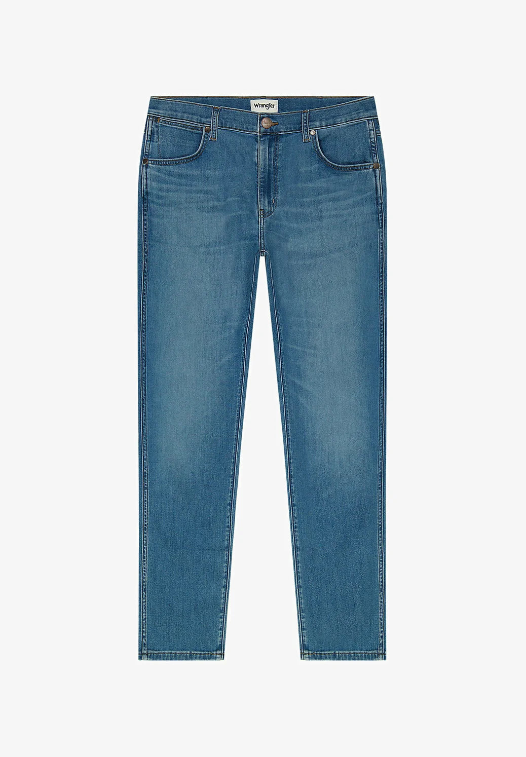 Wrangler · Jeans Larston uomo slim tapered blu chiaro