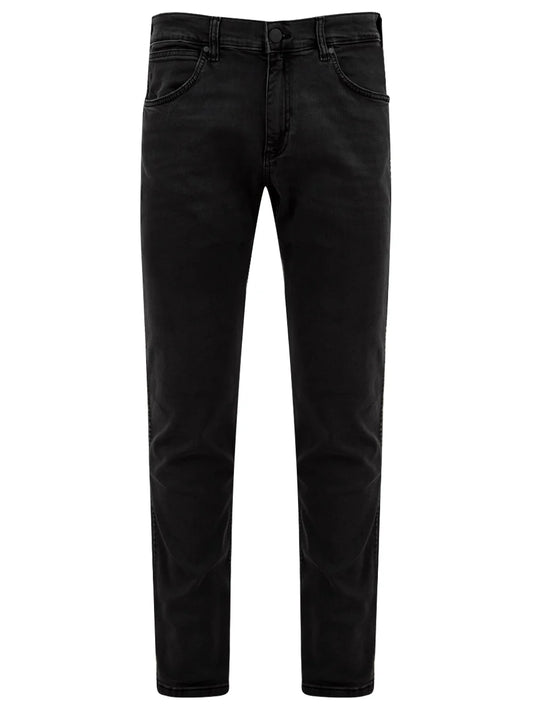 WRANGLER Jeans Regular Straight denim Back to Black “Greensboro”