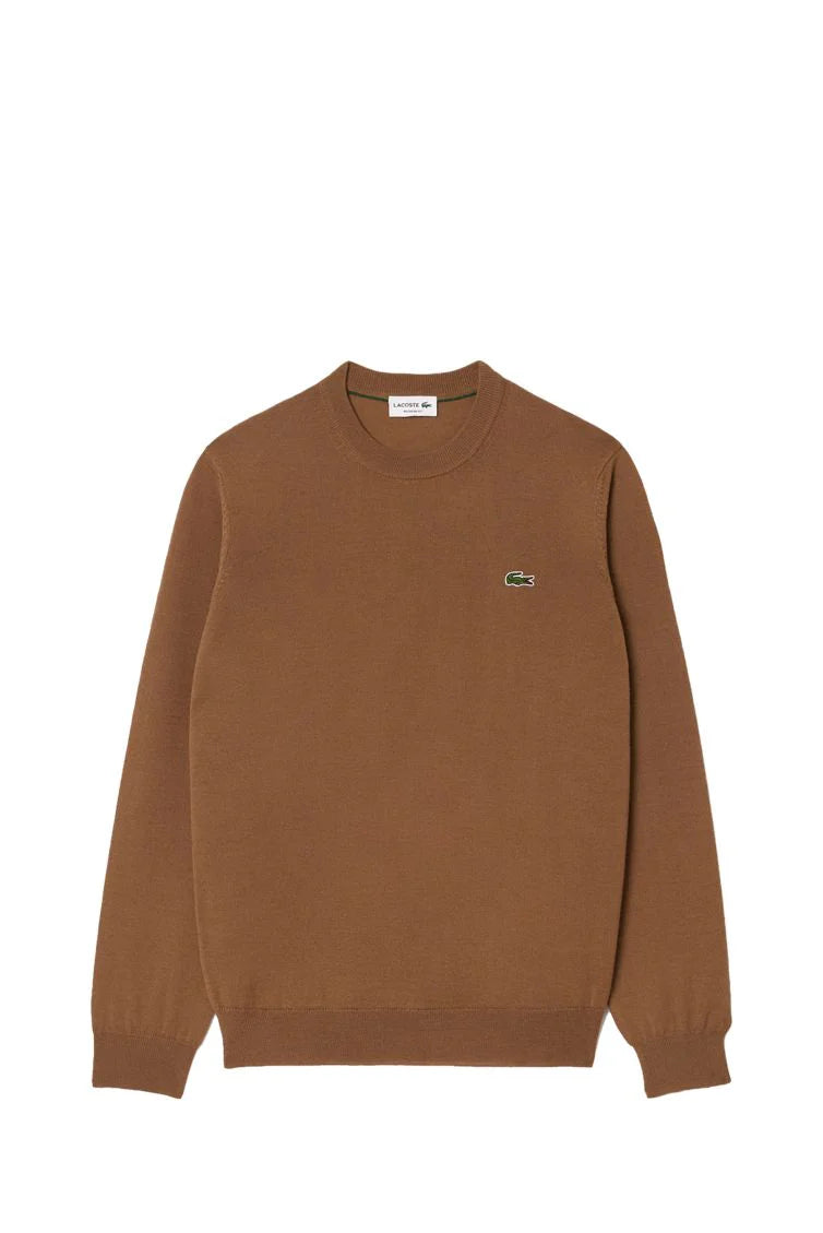 LACOSTE Maglione Uomo girocollo Regular fit in lana e poliestere