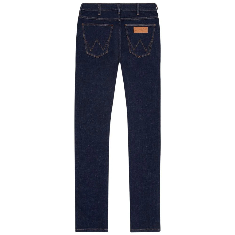 Wrangler · Jeans Larston uomo slim tapered blu scuro