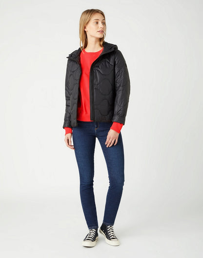 WRANGLER Piumino Donna leggero in nero