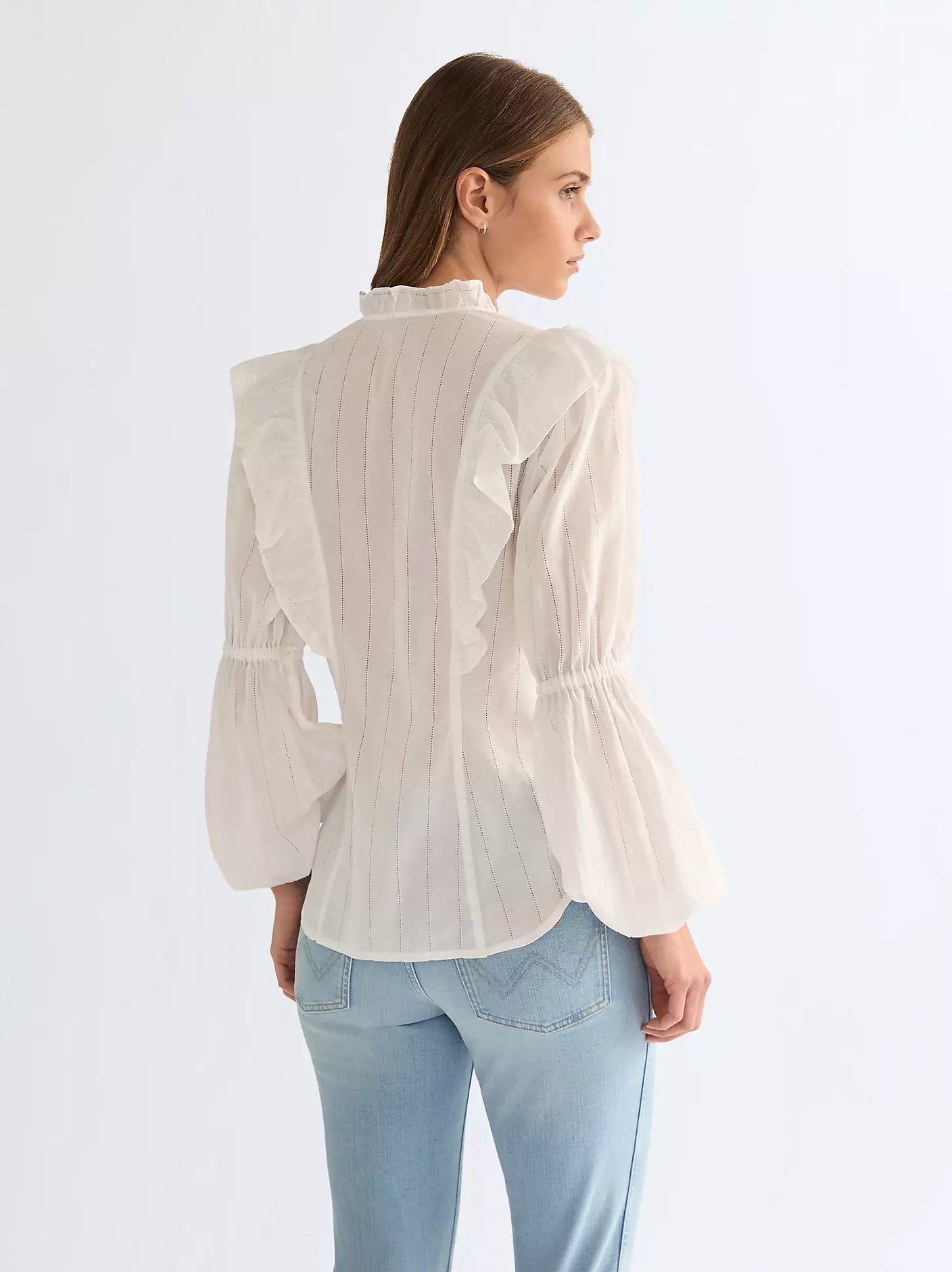 Wrangler · Camicia Romance donna balze bianco