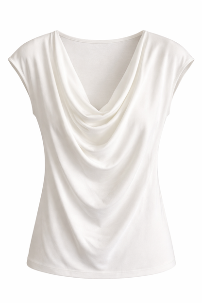 Rebeka Ross · Top donna scollo drappeggiato