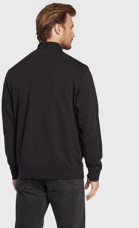 WRANGLER Felpa Uomo con collo alto e zip in cotone