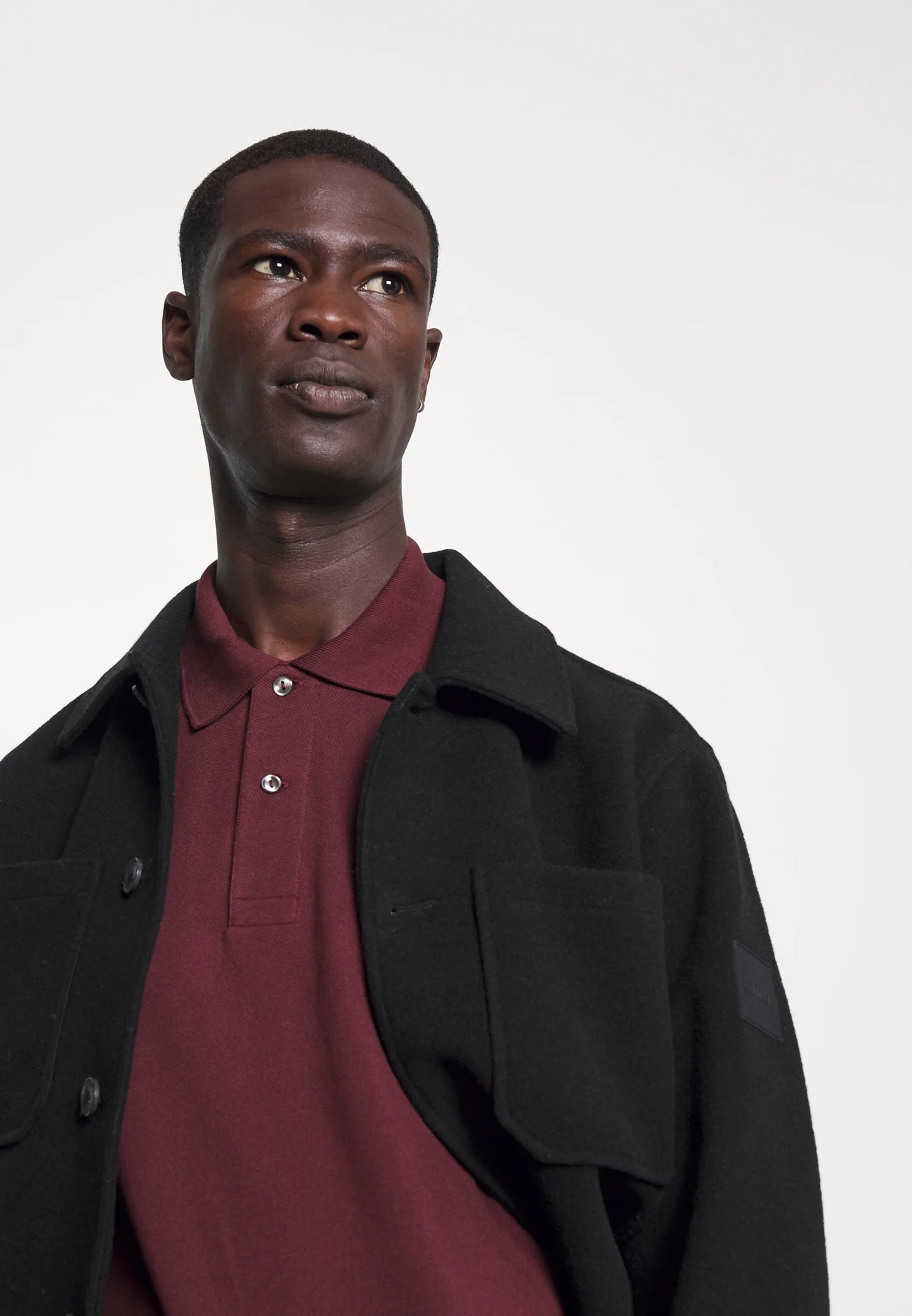 LACOSTE Polo Uomo Manica Corta Cotone Pima Bordeaux