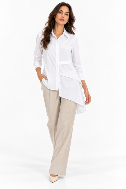 Rebeka Ross · Camicia donna svasata asimmetrica