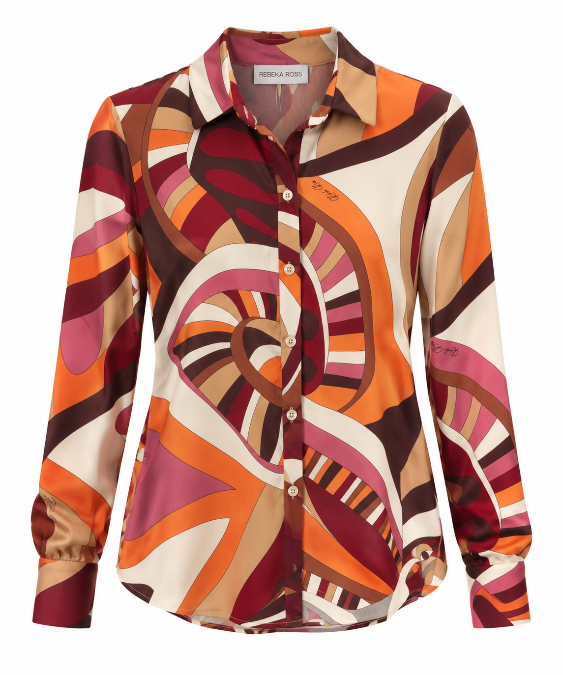 Rebeka Ross · Camicia donna fantasia astratta