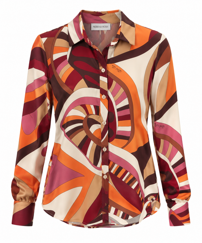 Rebeka Ross · Camicia donna fantasia astratta