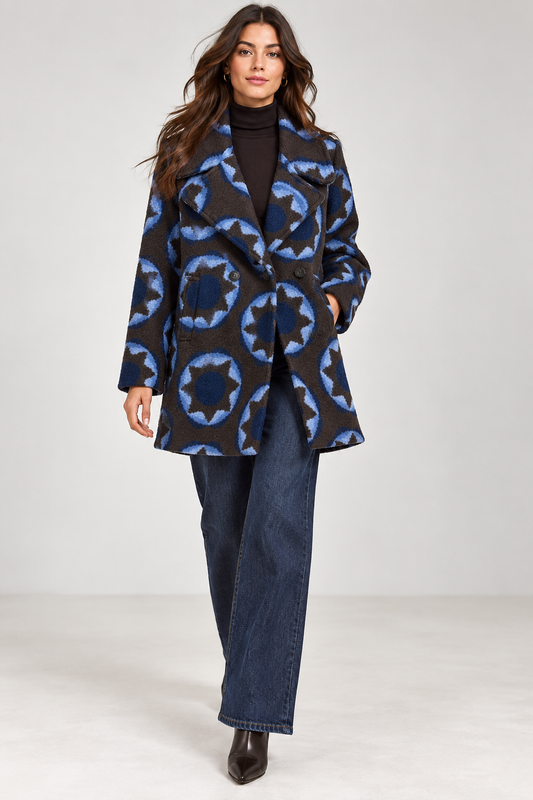 Rebeka Ross · Cappotto donna fantasia sole