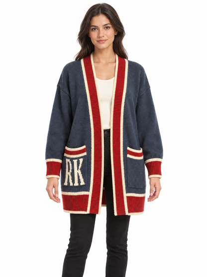 Rebeka Ross · Cardigan donna lungo college