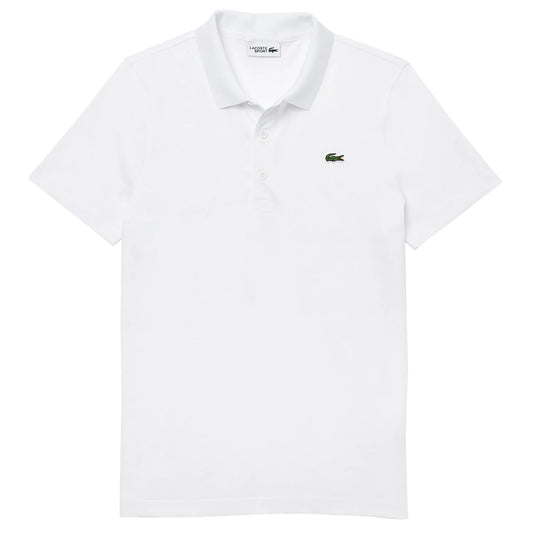 Lacoste Polo Uomo Cotone Traspirante Manica Corta Bianco