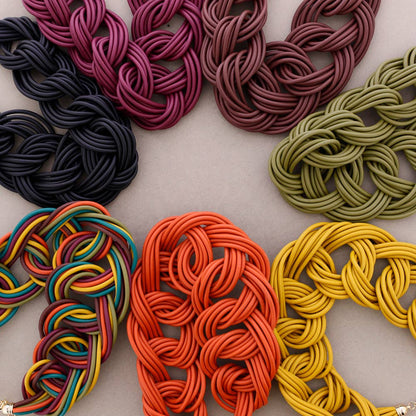 Girocollo Multi Giri Maglie Gomma