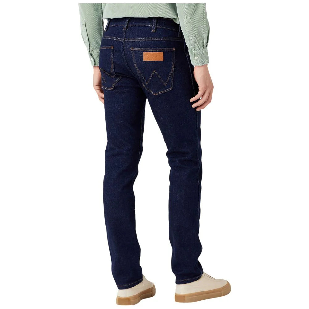Wrangler · Jeans Larston uomo slim tapered blu scuro