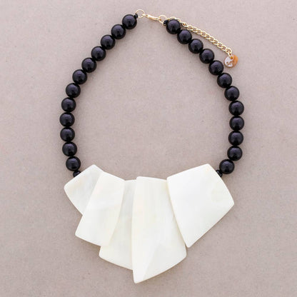 Collana Pendenti Geometrici Resina