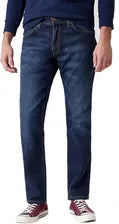 Wrangler · Jeans Greensboro uomo regular straight blu scuro