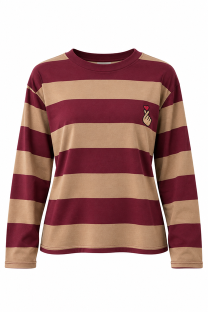 Rebeka Ross · Felpa rugby Donna con ricamo