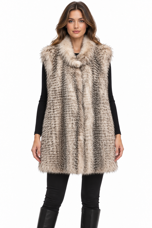 Rebeka Ross · Gilet Pelliccia donna