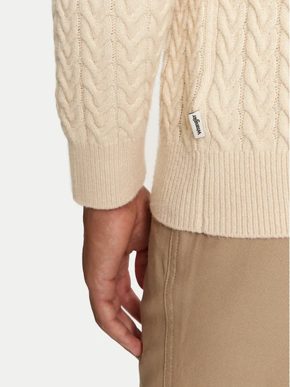 WRANGLER Maglione Uomo con mezza zip in misto lana