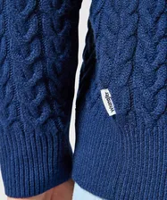 WRANGLER Maglione Uomo con mezza zip in misto lana