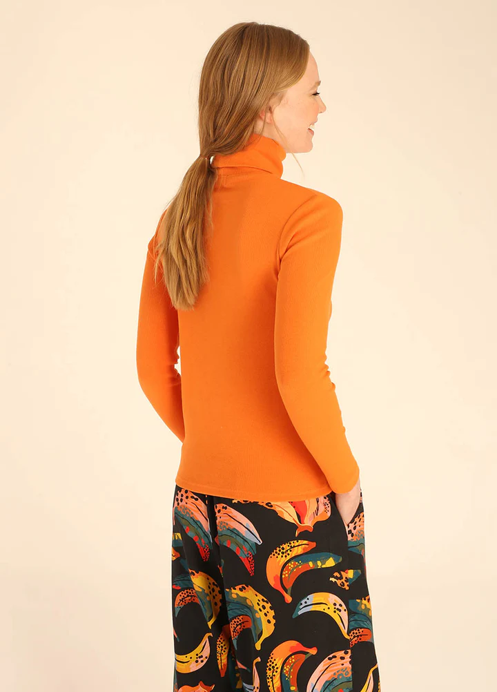 Maglia Donna Pepaloves Collo Alto – Cotone Stretch a Manica Lunga