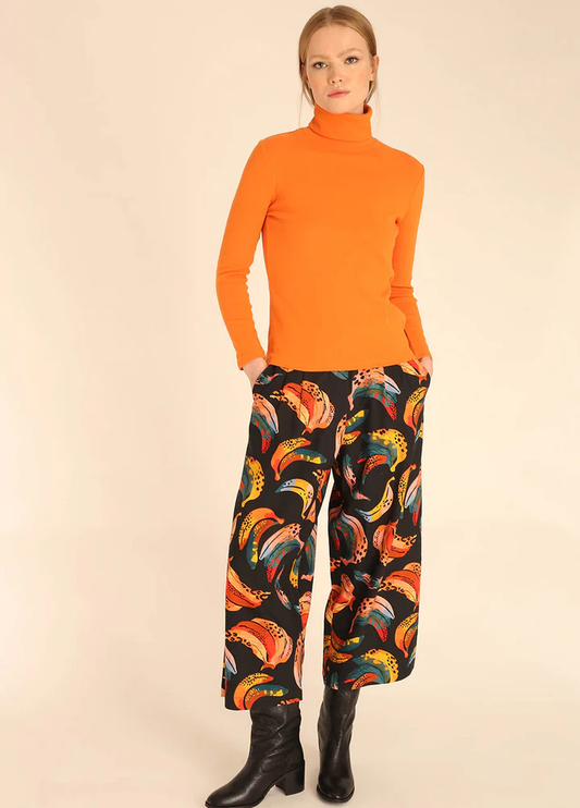 Maglia Donna Pepaloves Collo Alto – Cotone Stretch a Manica Lunga