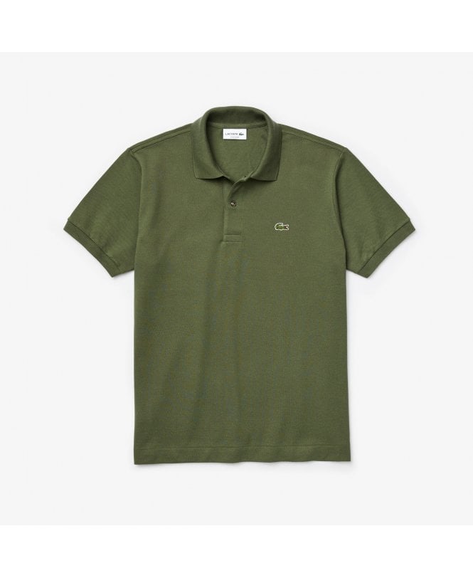 Lacoste · Polo uomo manica corta slim piqué verde