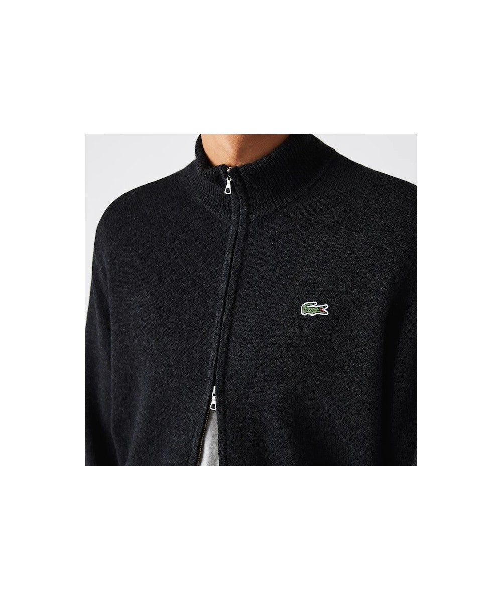 LACOSTE Maglione Uomo Collo alto con zip in Lana