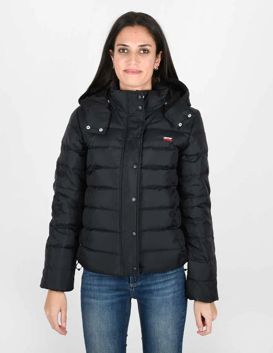 LEVI'S Piumino Donna leggero trapuntato in nero