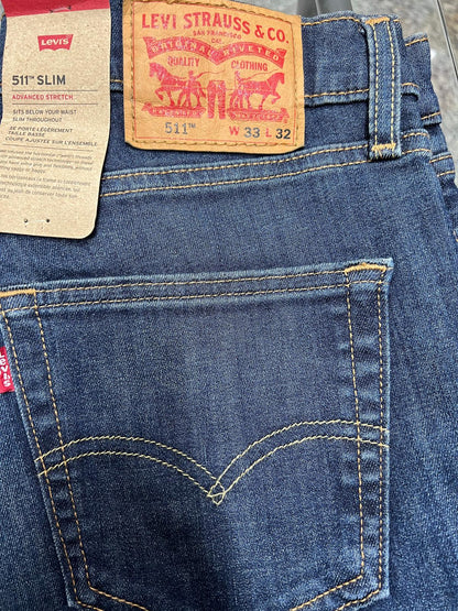 LEVI'S Jeans Uomo 511 slim in cotone