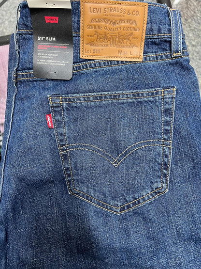 LEVI'S Jeans Uomo 511 slim in cotone