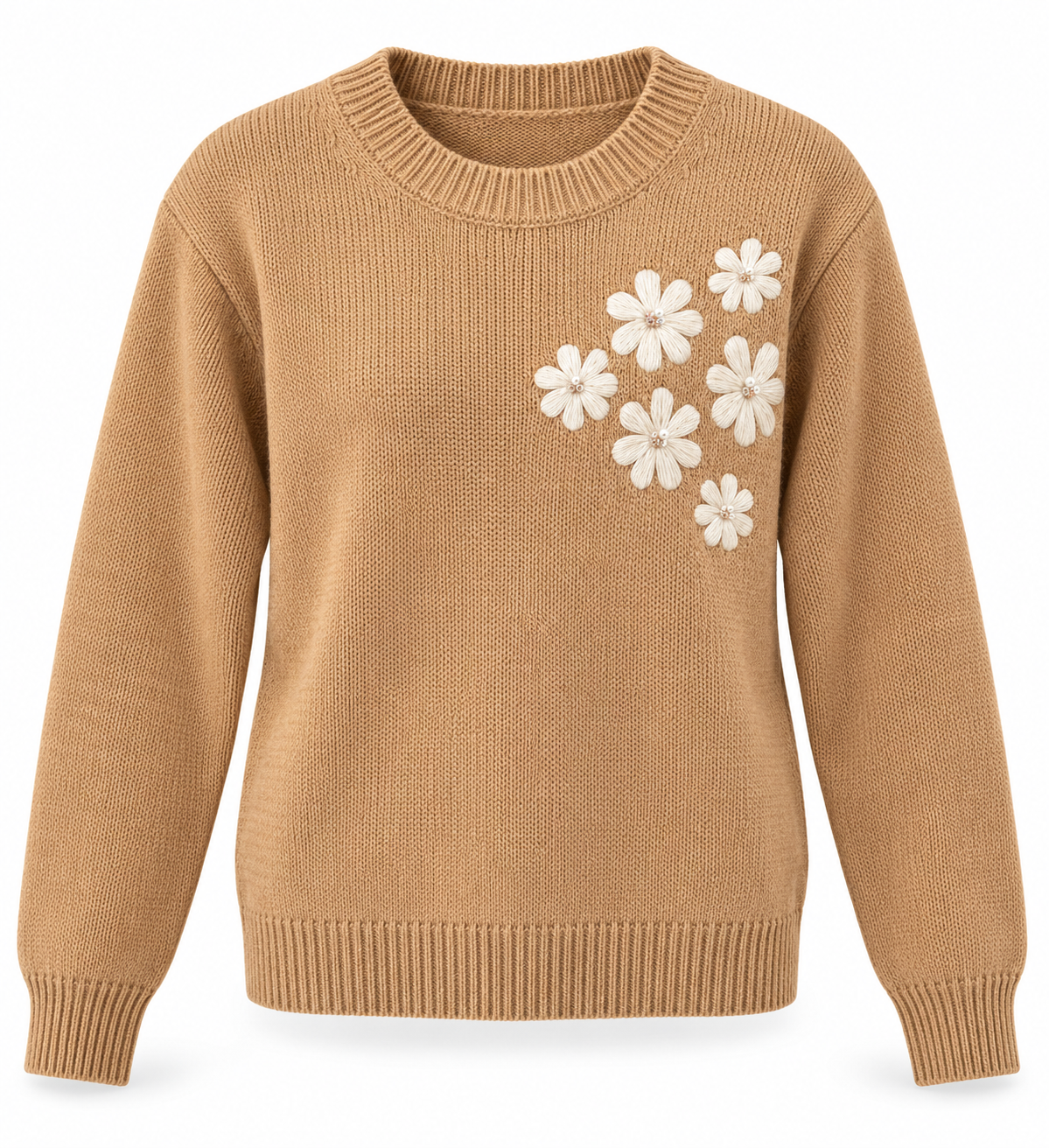 Rebeka Ross · Maglione donna con ricamo fiore