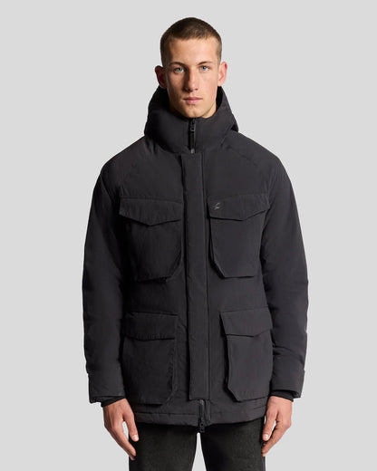 LYLE & SCOTT Parka Uomo in Nylon nero