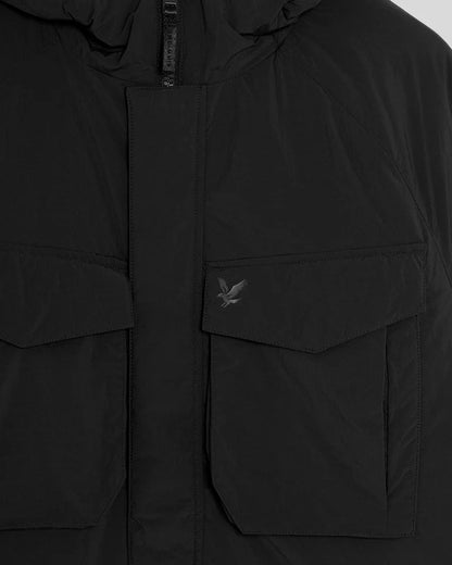LYLE & SCOTT Parka Uomo in Nylon nero