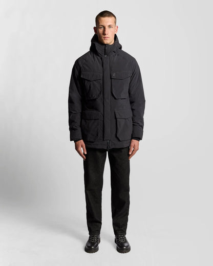 LYLE & SCOTT Parka Uomo in Nylon nero