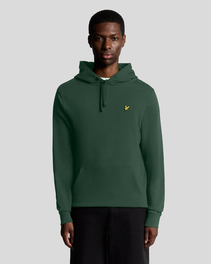 LYLE & SCOTT Felpa Uomo con cappuccio in cotone loopback Verde
