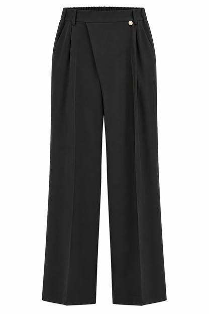 Rebeka Ross · Pantalone donna con piega nero