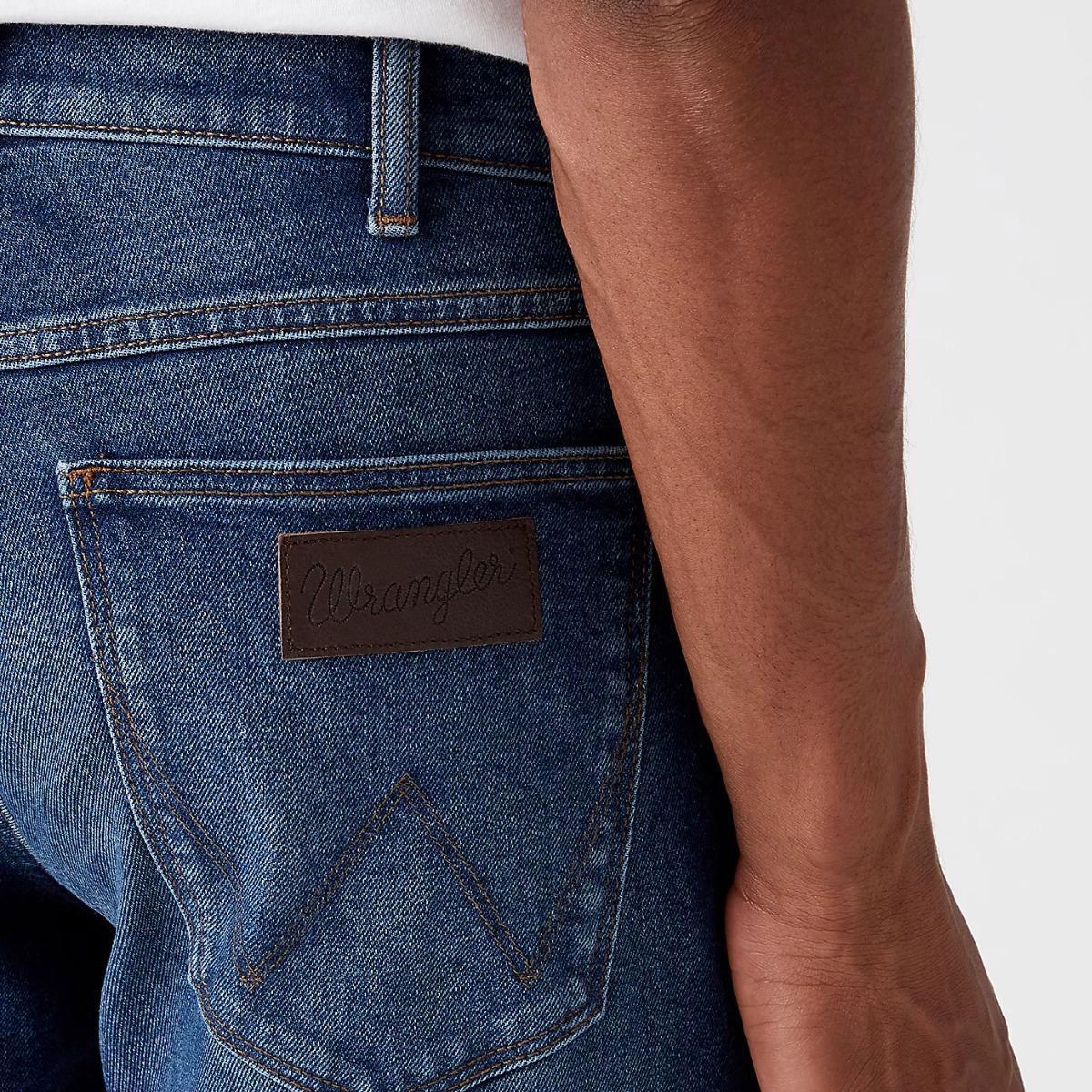 WRANGLER Jeans Uomo Regular Straight denim Blue Arcade “Greensboro”