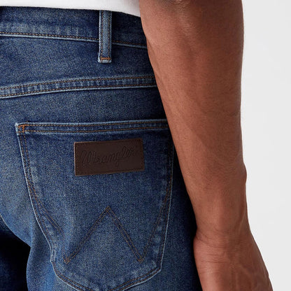 WRANGLER Jeans Uomo Regular Straight denim Blue Arcade “Greensboro”