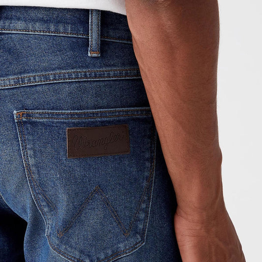 WRANGLER Jeans Uomo Regular Straight denim Blue Arcade “Greensboro”