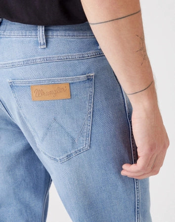 Wrangler · Jeans Greensboro uomo regular straight blu chiaro
