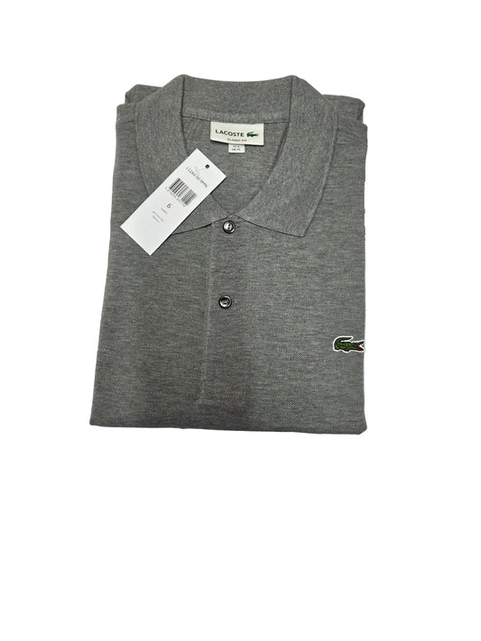 Polo Uomo Manica Corta Lacoste L.12.12 Grigio Chiaro Chine 9MN