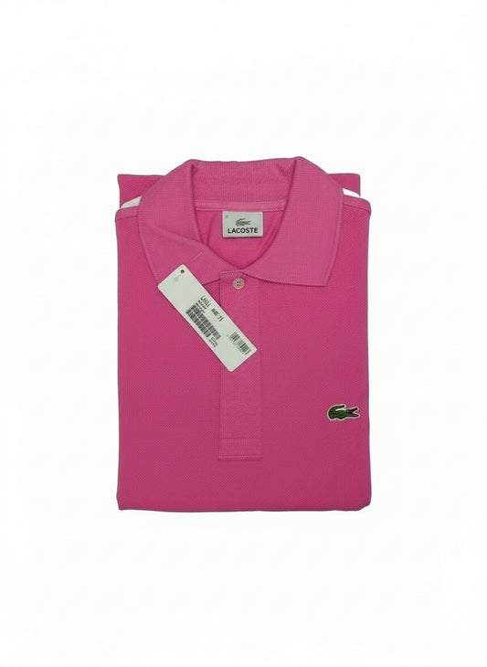 Polo Uomo Manica Corta Lacoste L1212 Rosa AAZ