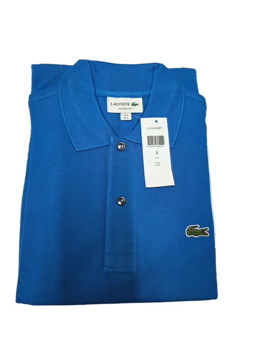 Polo Uomo Manica Corta Lacoste L1212 Blu QPT