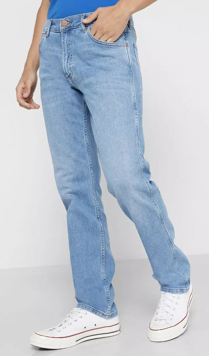 Wrangler · Jeans Greensboro uomo regular straight blu chiaro