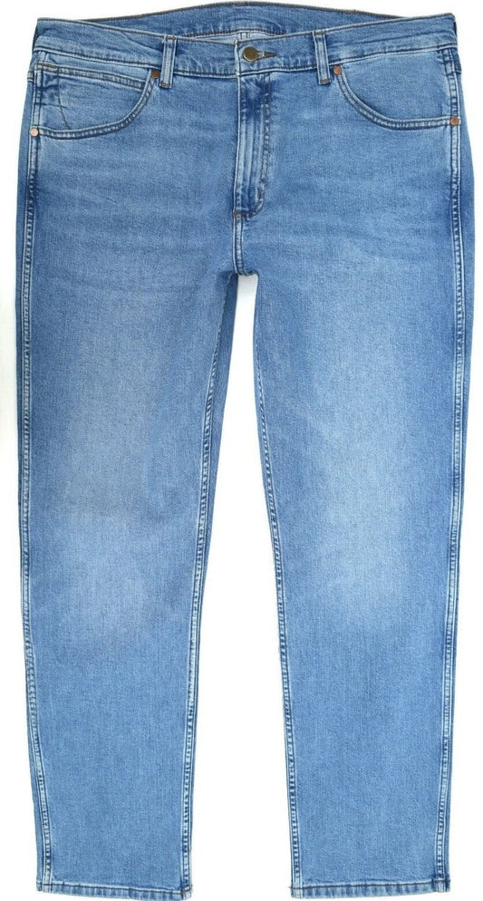 WRANGLER Jeans Uomo Regular Straight denim Mid Term “Greensboro”